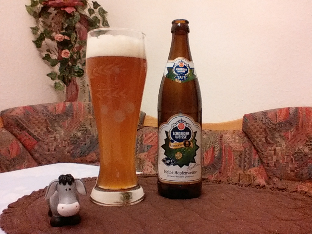 The Beer Tester. Test-12. Schneider Weisse Tap 5 Meine Hopfenweisse